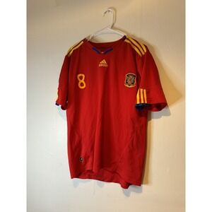 Adidas Spain Soccer Jersey Home Football Shirt Mens XL‎ Espana 2010